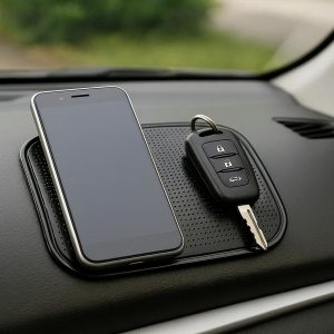 4 Sticky Gel Car Dashboard Hook for Phones and Small Items